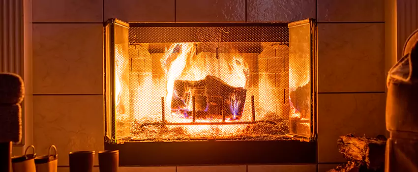 Mendota Hearth Landscape Fireplace Installation in Sunnyside, Washington